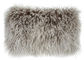 Salon 16 pouces cheveux bouclés d'oreiller mongol de fourrure de longs avec la doublure micro de suède fournisseur