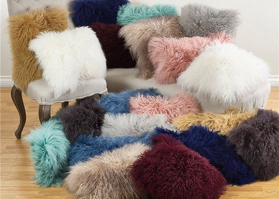 Coussin en fourrure mongole pour la décoration d'hôtel fournisseur