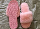 Ouvrez les pantoufles brouillées molles de femmes durables d'orteil respirables avec la peau de mouton de l'Australie fournisseur