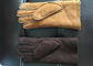 Laine 100% rayant fait main pur des gants de peau de mouton les plus chauds avec Brown et noir fournisseur