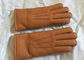 Les gants M/L taille de peau de mouton les plus chauds de Brown de Shearling véritable pour des enfants/adultes fournisseur