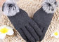 Les gants des femmes d'hiver avec des bouts du doigt d'écran tactile, gants mous pour l'usage de téléphone portable  fournisseur