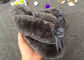 Pantoufle extérieure d'hiver de laine de shearling de pantoufle de mocassin de petits prix de pantoufles de laine de moutons fournisseur