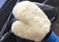 Gants blancs de main de station de lavage de ménage, gant 26,5 X.21 cm de station de lavage de laine d'agneau fournisseur
