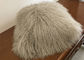 Jet véritable luxueux de fourrure d'agneau du Thibet de cheveux d'oreiller mongol de fourrure long pour la maison fournisseur