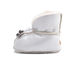 Doubles chaussures de bébé de peau de mouton de visage fournisseur