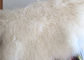 Couverture bouclée de plat de laine de peau de mouton de la peau 100% de longue de cheveux du Thibet fourrure mongole d'agneau fournisseur
