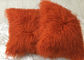Le long oreiller mongol deux de peau de mouton a modifié la tonalité la couverture tibétaine d'oreiller de coussin de fourrure d'agneau fournisseur