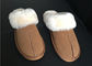 L'AUSTRALIE badine les chaussures d'intérieur chaudes d'hiver de châtaigne de pantoufles de peau de mouton fournisseur