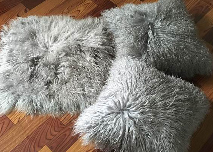 Anti Apnea 50*50cm de fourrure laine bouclée mongole molle profondément chaude d'oreiller de longue