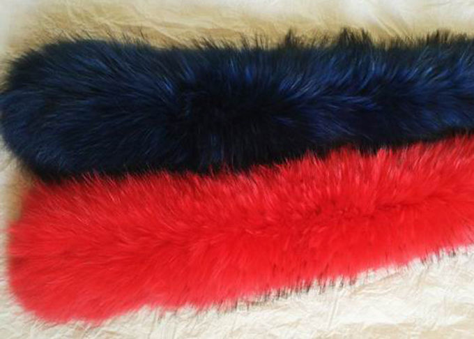 Collier 100% de la fourrure des hommes de raton laveur de veste fait main avec des couleurs adaptées aux besoins du client/taille