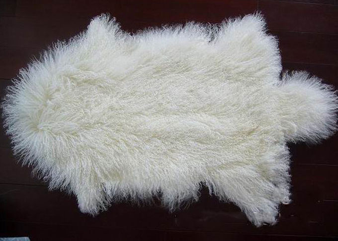 Vrai 100% tibétain/couverture mongole de peau de mouton anti-rétrécissement pour décoratif d'intérieur