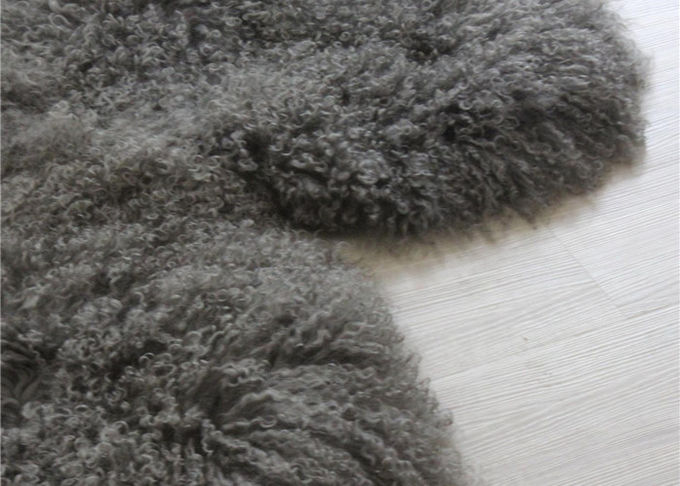 12-13 couverture à la maison naturelle de peau de mouton de laine de cm, couverture mongole de jet de fourrure d'agneau 