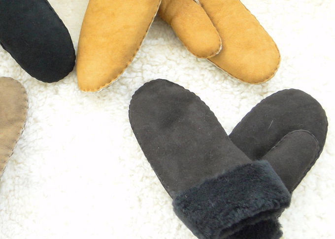 Les gants de femmes de suède de cuir d'agneau les plus chauds