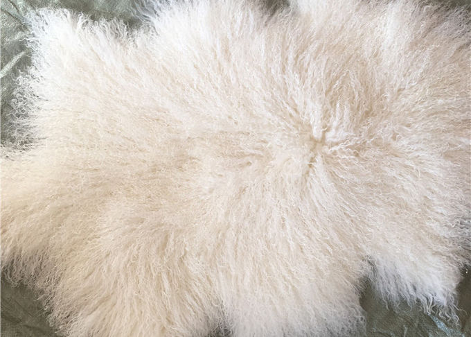 Couvertures d'intérieur du Thibet d'agneau de fourrure de jet de couverture de longue de cheveux fourrure véritable de moutons pour la maison